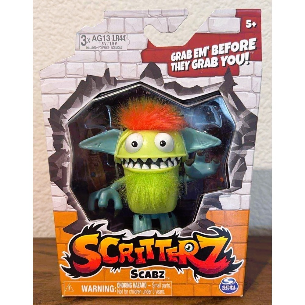 Spin Master Scritterz Scabs Interactive Pet Creature Touch and Sound Reactive